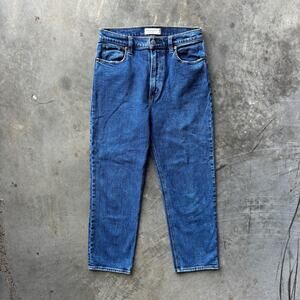 Abercrombie & Fitch The Ankle Straight Ultra High Rise Jeans Women's 29/8R Denim